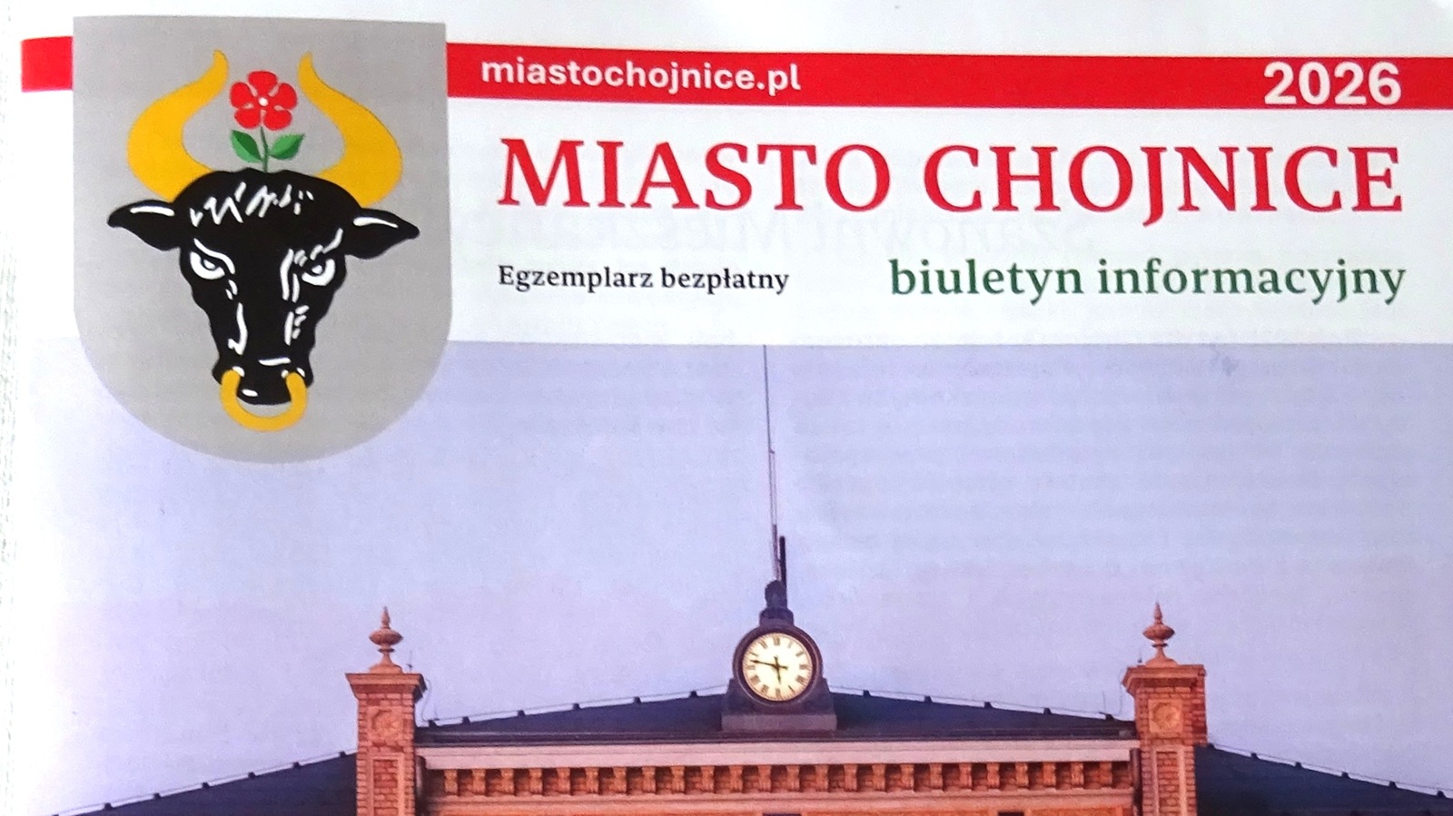 Niektóre strony edycji 2026 Miejskiego Biuletynu Informacyjnego