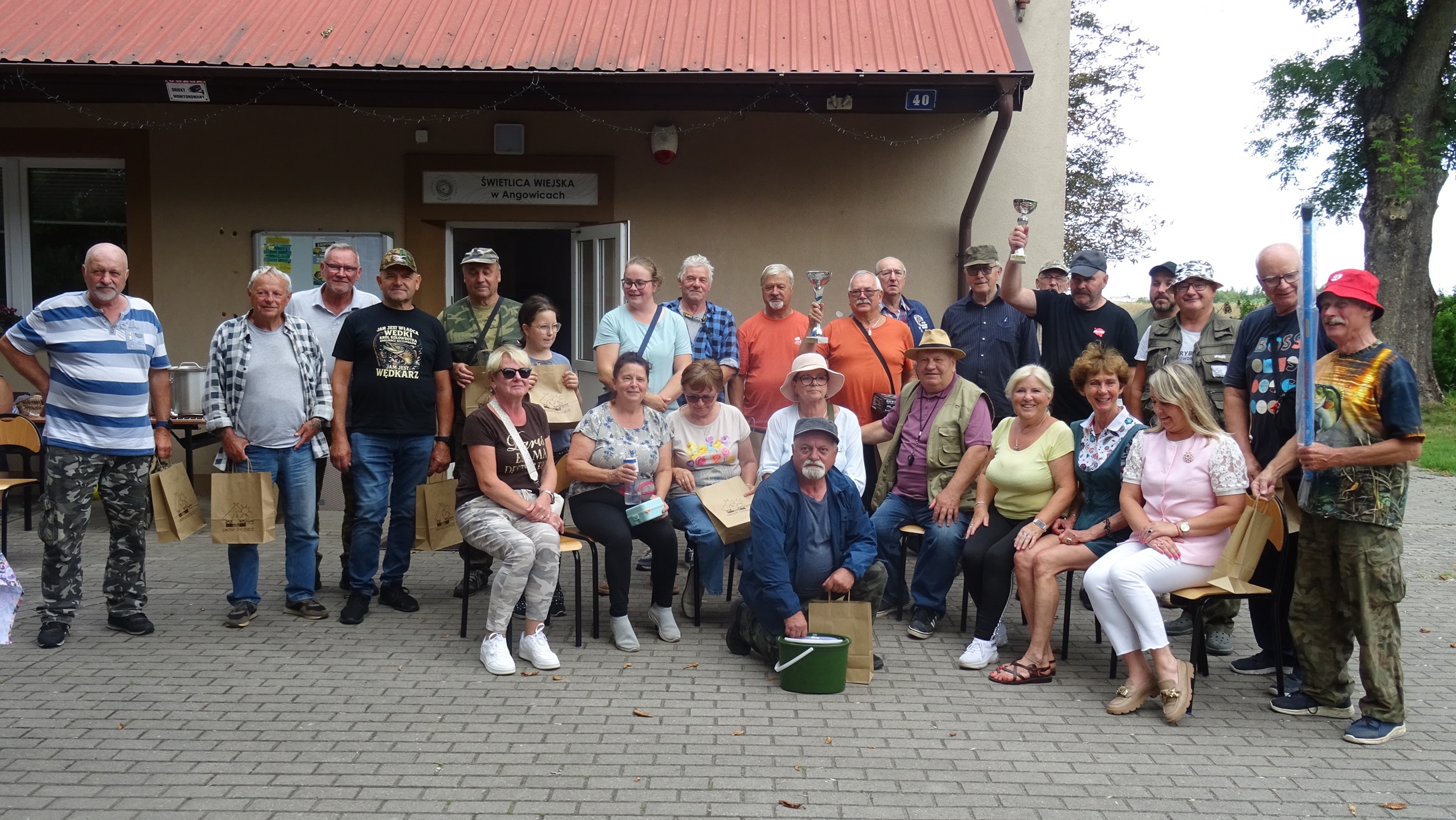 Gminne zawody wędkarskie dla seniorów w Angowicach